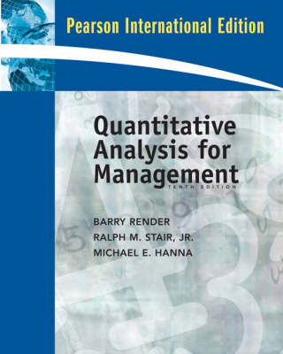 Book cover for Online Course Pack:Quantitative Analysis for Management:International Edition/Student CD