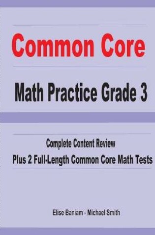 Cover of Common Core Math Practice Grade 3
