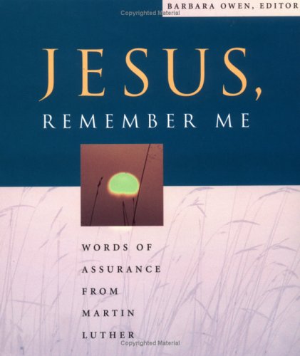 Book cover for Jesus, Remember Me