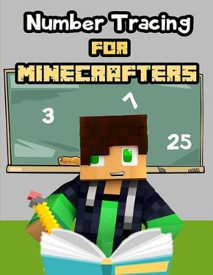 Book cover for Number Tracing for Minecrafters