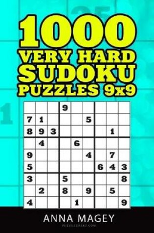 Cover of 1000 Very Hard Sudoku Puzzles 9x9