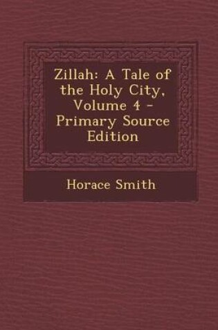 Cover of Zillah