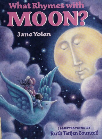 Book cover for What Rhymes with Moon