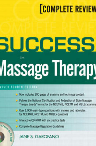 Cover of Success! In Massage Therapy, Revised Edition