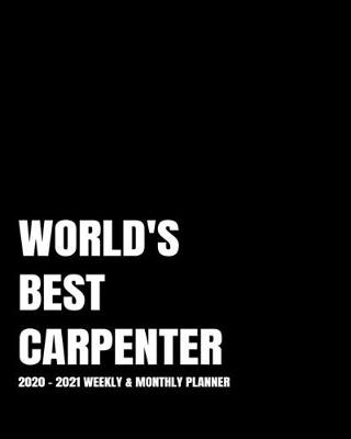 Book cover for World's Best Carpenter Planner