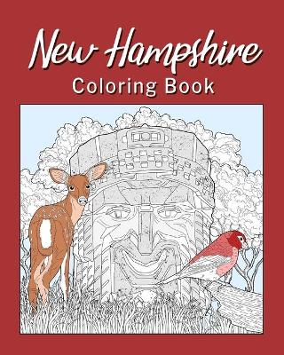 Book cover for New Hampshire Coloring Book