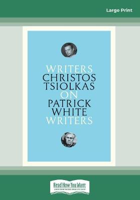Book cover for On Patrick White