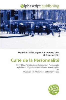 Cover of Culte de La Personnalit