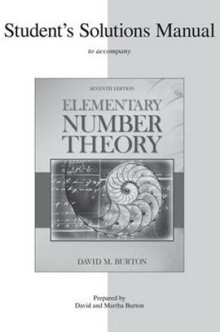 Cover of Student's Solutions Manual Elementary Number Theory