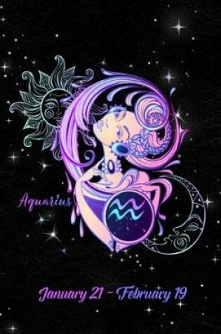 Cover of 2020 Zodiac Weekly Planner - Aquarius January 21 - February 19