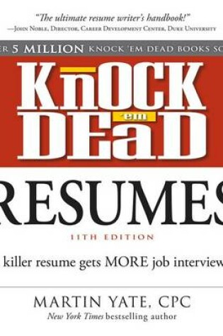 Cover of Knock 'em Dead Resumes