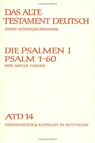 Cover of Die Psalmen I