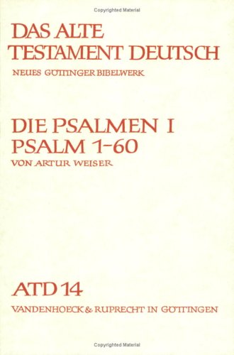 Book cover for Die Psalmen I