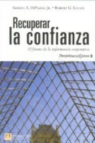 Cover of Recuperar La Confianza