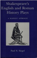 Book cover for Shakespeare's English and Roman History Plays