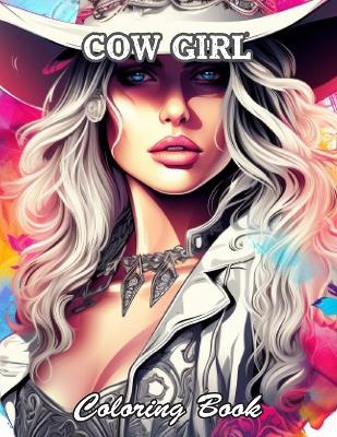 Book cover for Cow Girl Coloring Book