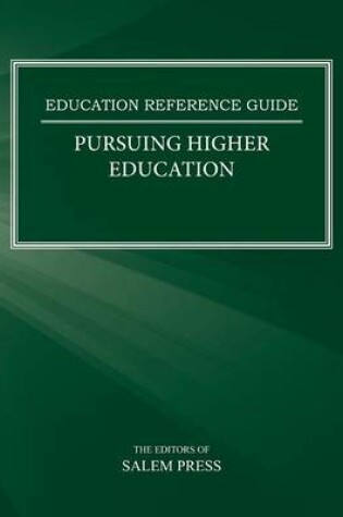 Cover of Pursuing Higher Education