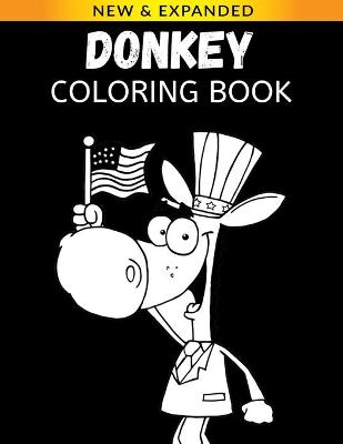 Book cover for Donkey Coloring Book