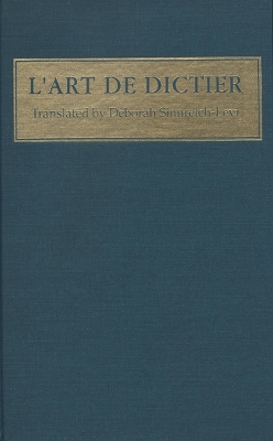 Book cover for Art de Dictier                                 [L'