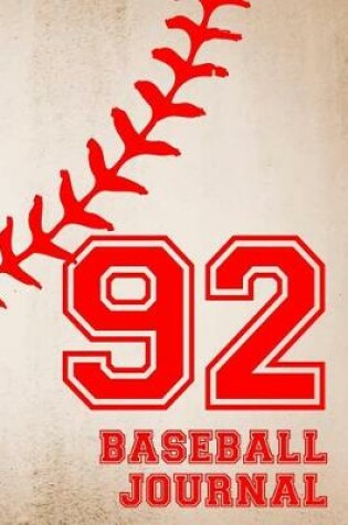 Cover of Baseball Journal 92