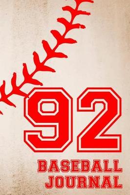 Book cover for Baseball Journal 92