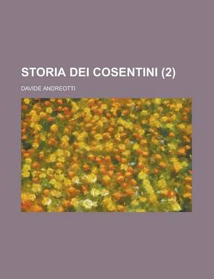 Book cover for Storia Dei Cosentini (2)