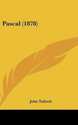 Book cover for Pascal (1878)