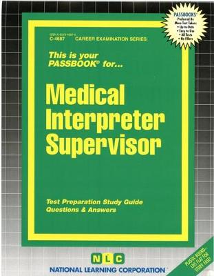 Book cover for Medical Interpreter Supervisor