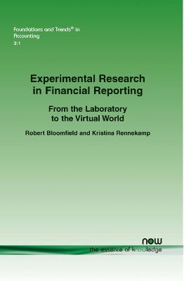 Cover of Experimental Research in Financial Reporting