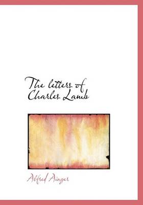 Book cover for The Letters of Charles Lamb