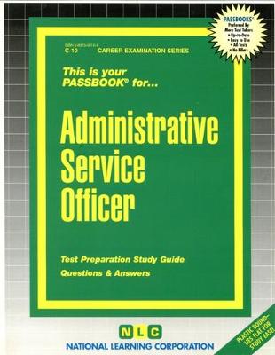 Book cover for Administrative Service Officer