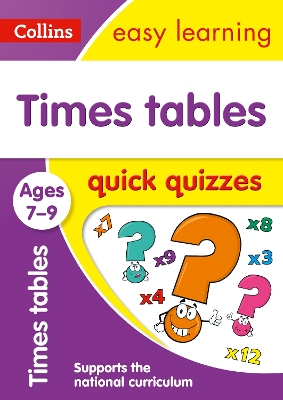 Book cover for Times Tables Quick Quizzes Ages 7-9
