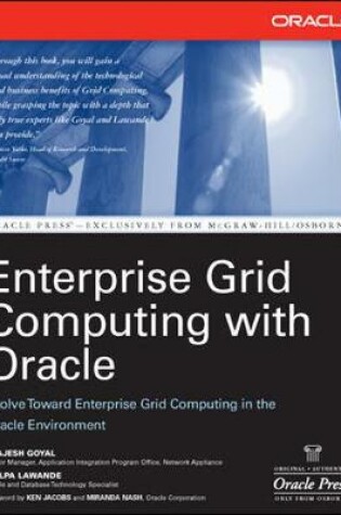 Cover of Enterprise Grid Computing with Oracle