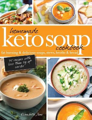 Book cover for Homemade Keto Soup Cookbook