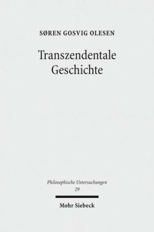 Cover of Transzendentale Geschichte