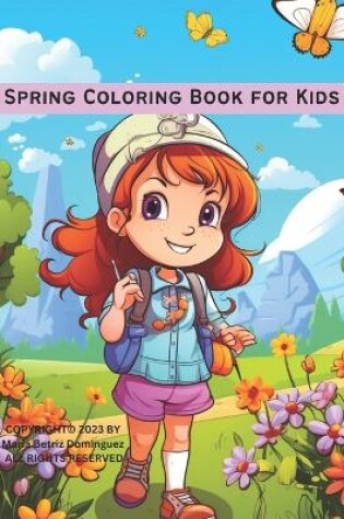 Cover of Spring Coloring Book for Kids