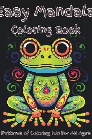 Cover of Easy Mandala Coloring Book