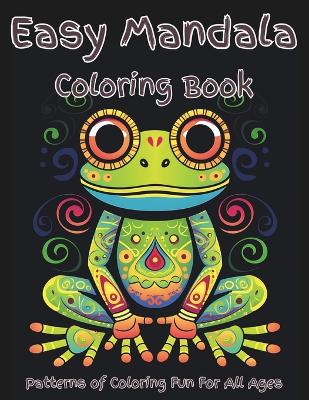 Book cover for Easy Mandala Coloring Book