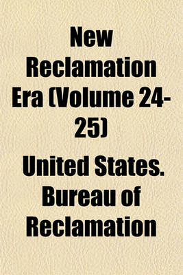 Book cover for New Reclamation Era (Volume 24-25)