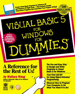 Book cover for Visual Basic 5 for Windows For Dummies