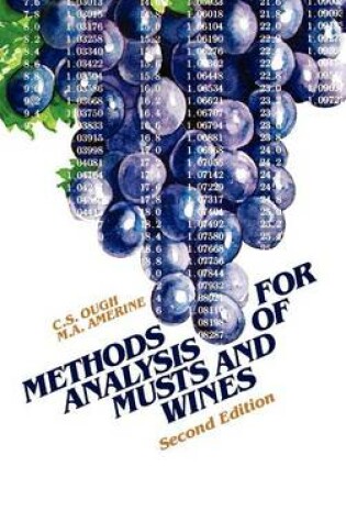 Cover of Methods Analysis of Musts and Wines