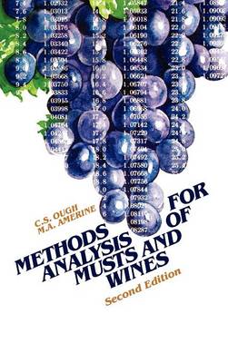 Book cover for Methods Analysis of Musts and Wines