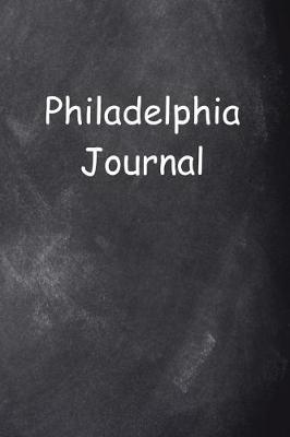 Book cover for Philadelphia Journal Chalkboard Design