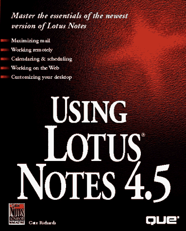 Book cover for Using Lotus Notes 4.5