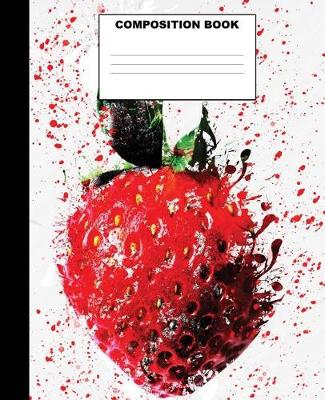 Book cover for Strawberry Composition Book