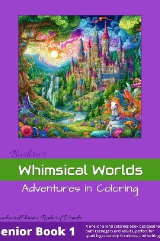 Cover of Whimsical Worlds - Adventures in Coloring