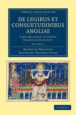 Cover of De Legibus et Consuetudinibus Angliae