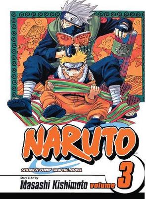 Book cover for Naruto, Volume 3