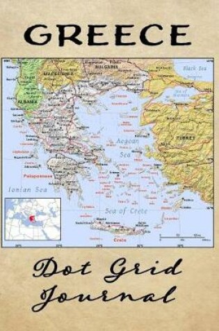 Cover of Greece Dot Grid Journal