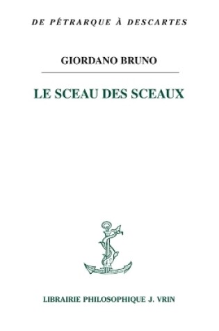 Cover of Le Sceau Des Sceaux